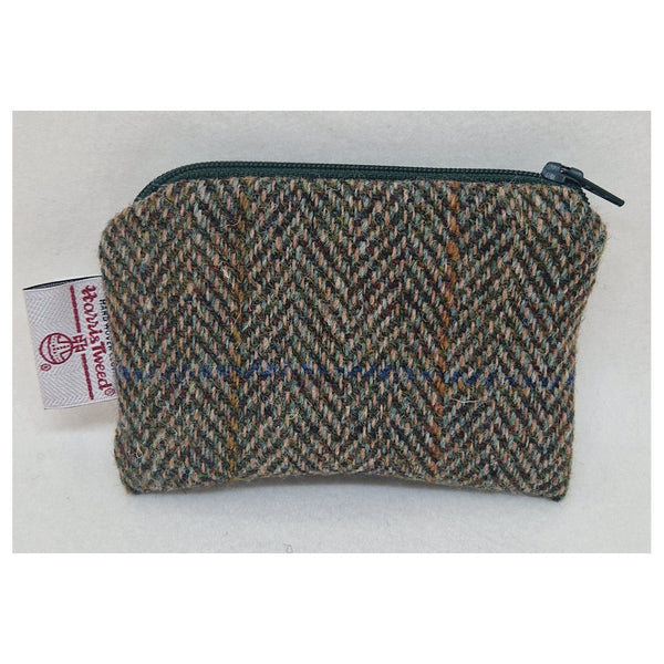 Harris Tweed Zip Coin Purse Multi