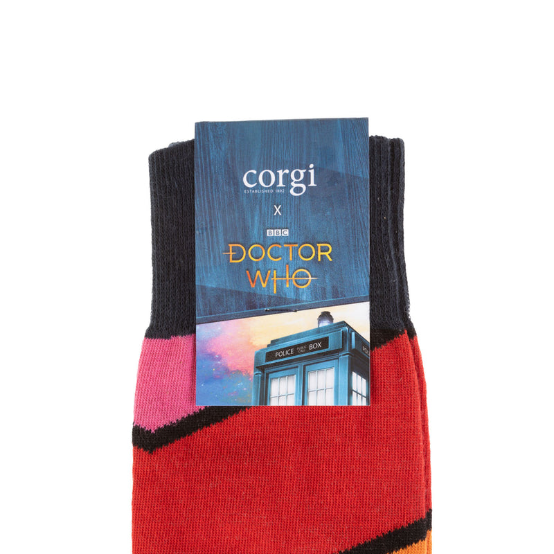 Mens Fg Cott/Nylon Dr Who Chevron