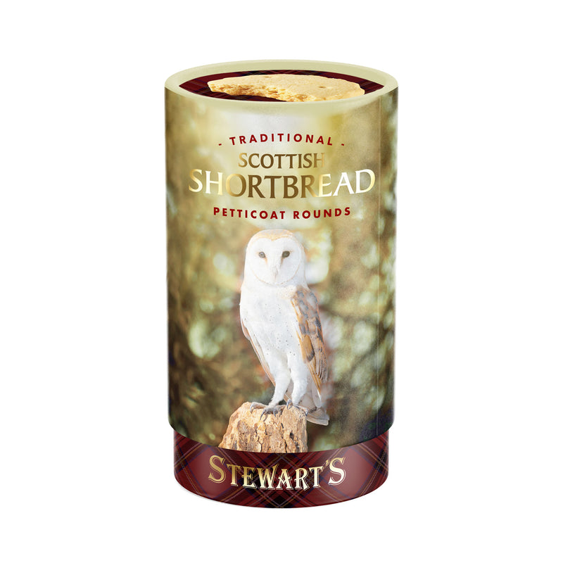 Stewarts Barn Owl Shortbread Tube