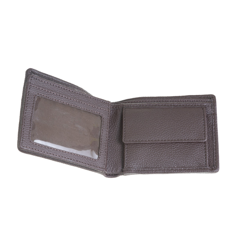 Trifold Wallet Blue/Brown Check