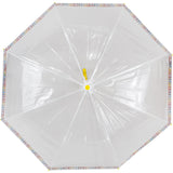 Multicoloured Check Border Dome Umbrella