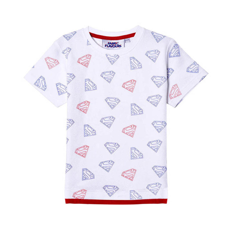 Superman Repeat Print Pique Tee