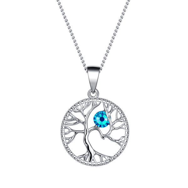 Swarovski Tree Life Birthstone Necklace