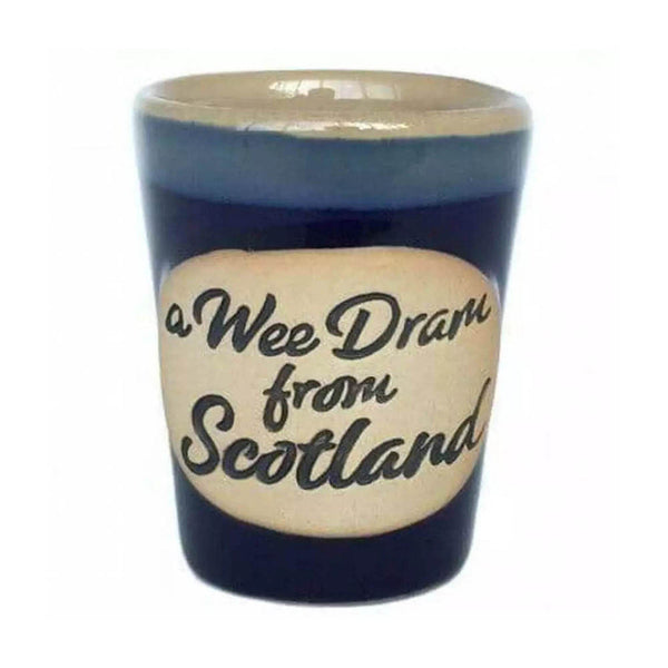 Stoneware Wee Dram Shot Cup Red