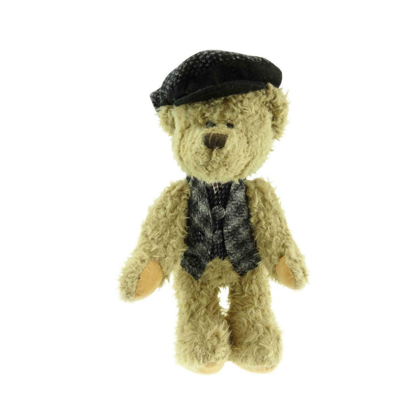 35Cm Harris Tweed Boy Bear Black