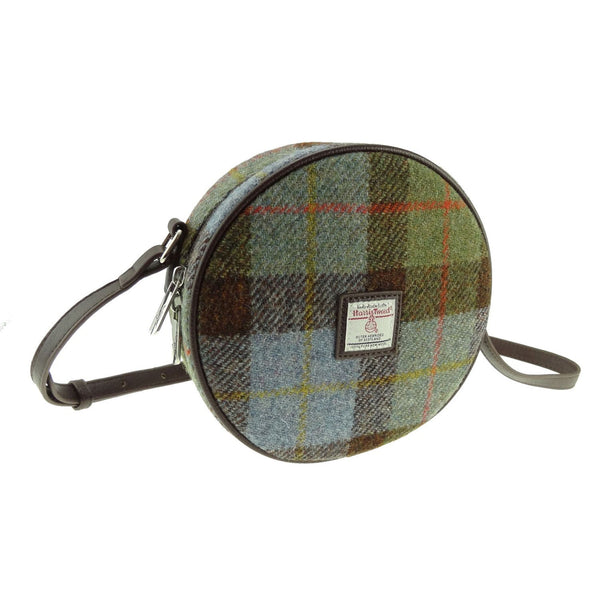 Harris Tweed Round Bag Bannock Macleod Tartan