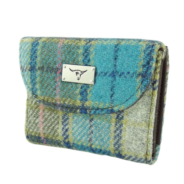 Harris Tweed Wallet - Jura Grey/Black Tartan