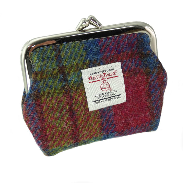 Eigg Coin Purse Multi Colour Tartan