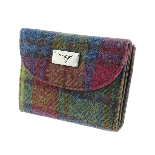 Harris Tweed Wallet - Jura Multi Colour Tartan