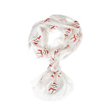 Snowman Scarf White