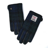 Ladies Harris Tweed Gloves Black Watch