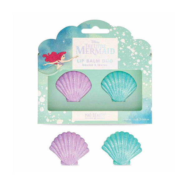 Little Mermaid Shell Lip Balm Duo