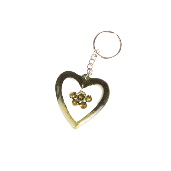 Open Heart Chime Keyring