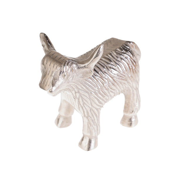 Silver Highland Cow Xl