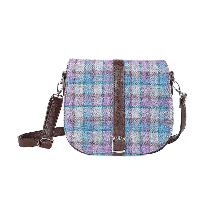 Harris Tweed Ladies Shoulder Bag - Beauly Heather Check