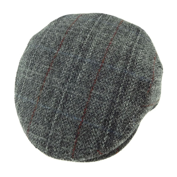 Harris Tweed County Cap Grey Check