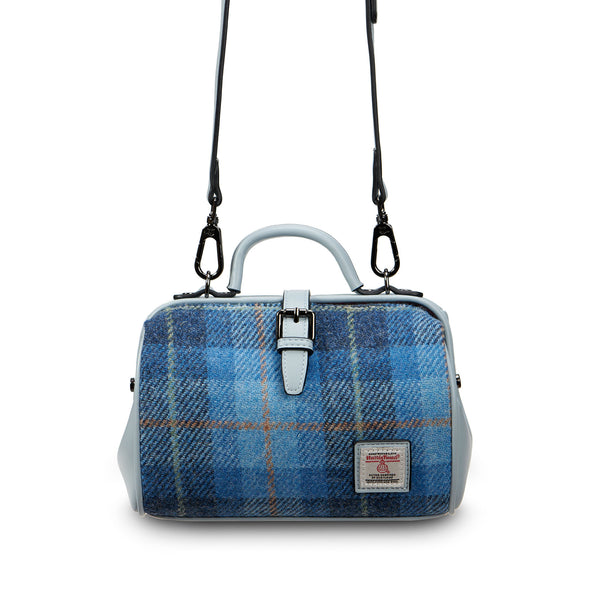 The Medium Doctor Bag Blue Tartan