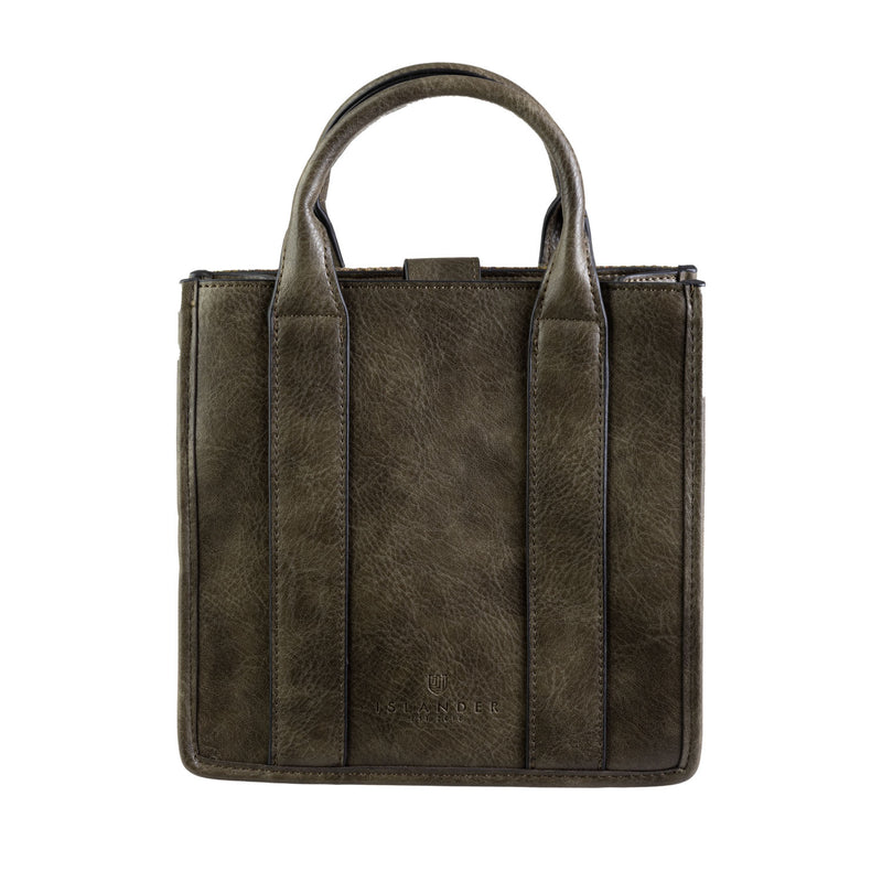 The Medium Tobi Tote Bag Chestnut Tartan