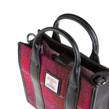 The Medium Tobi Tote Bag Fuchsia Tartan