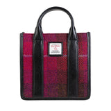 The Medium Tobi Tote Bag Fuchsia Tartan