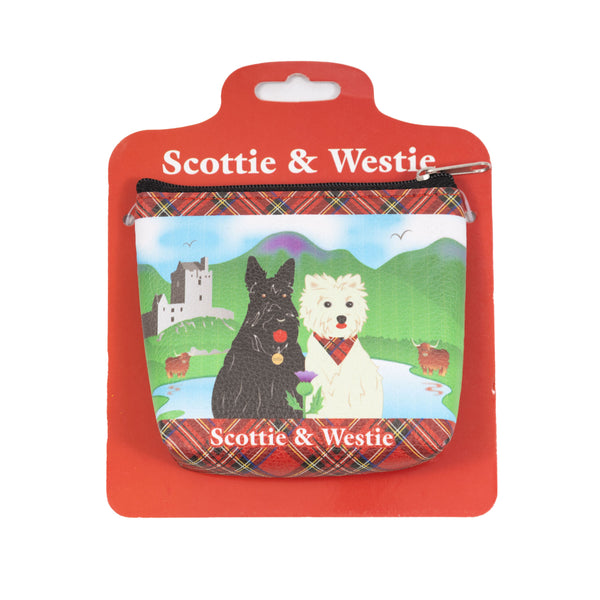 Zip Purse 12Cm- Scottie And Westie