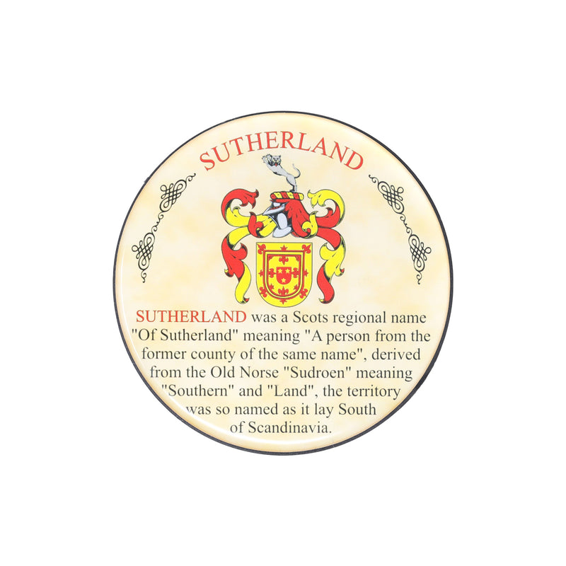 Heraldic Coaster Sutherland