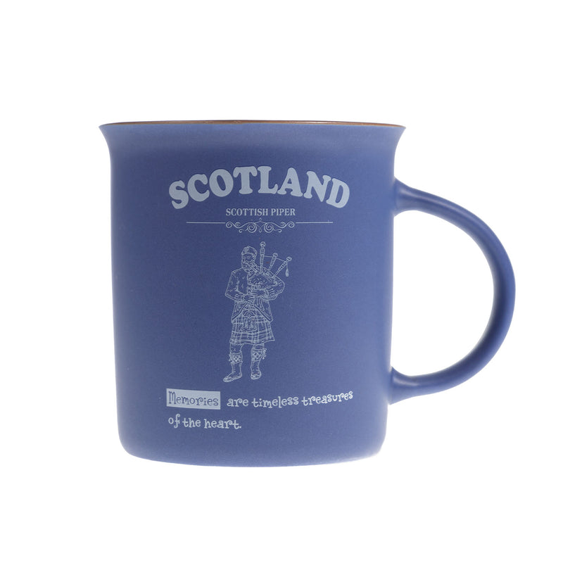 Scotland Piper Bone China Mug Matt