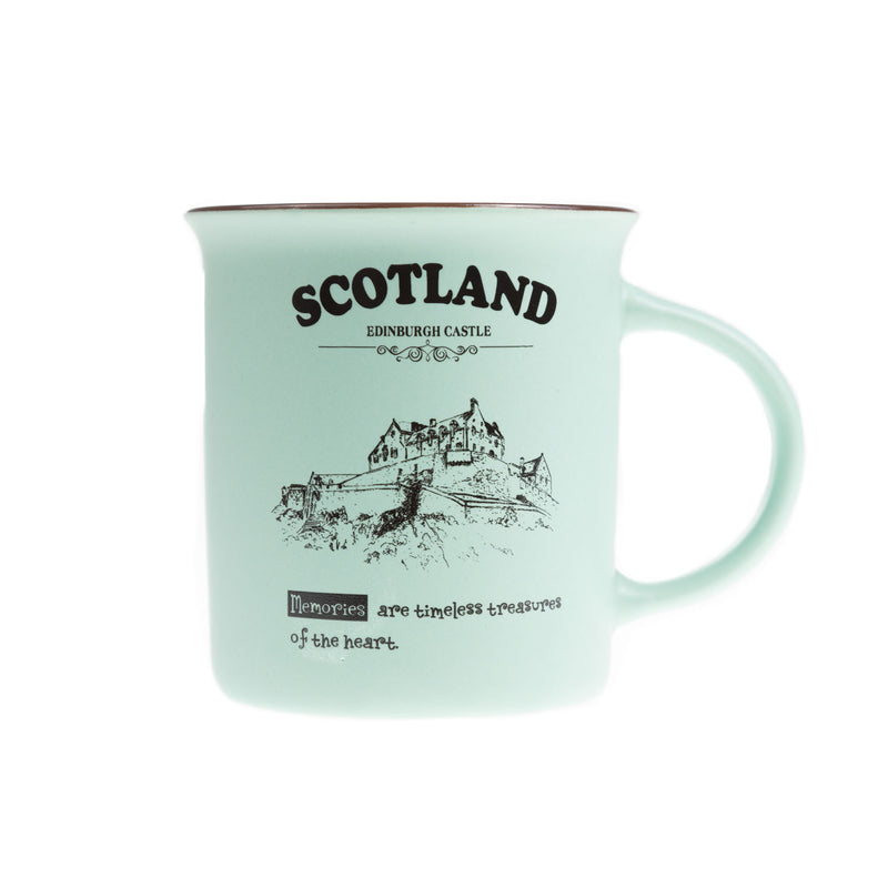 Scotland Castle Bone China Mug Matt