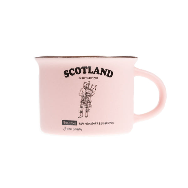 Scotland Piper Bone China Mug Matt