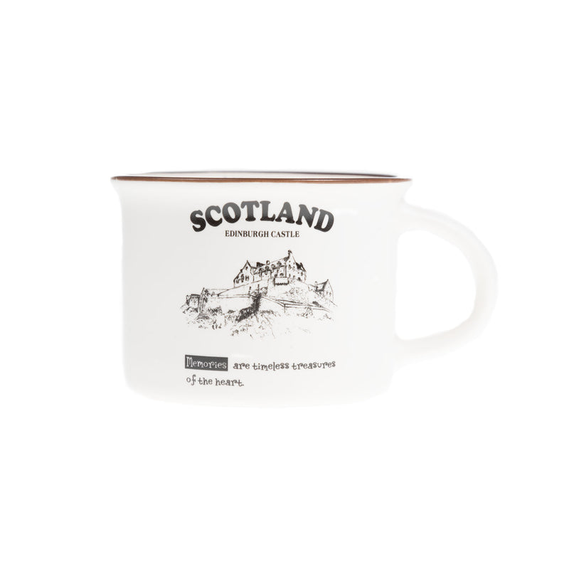 Scotland Castle Bone China Mug Matt