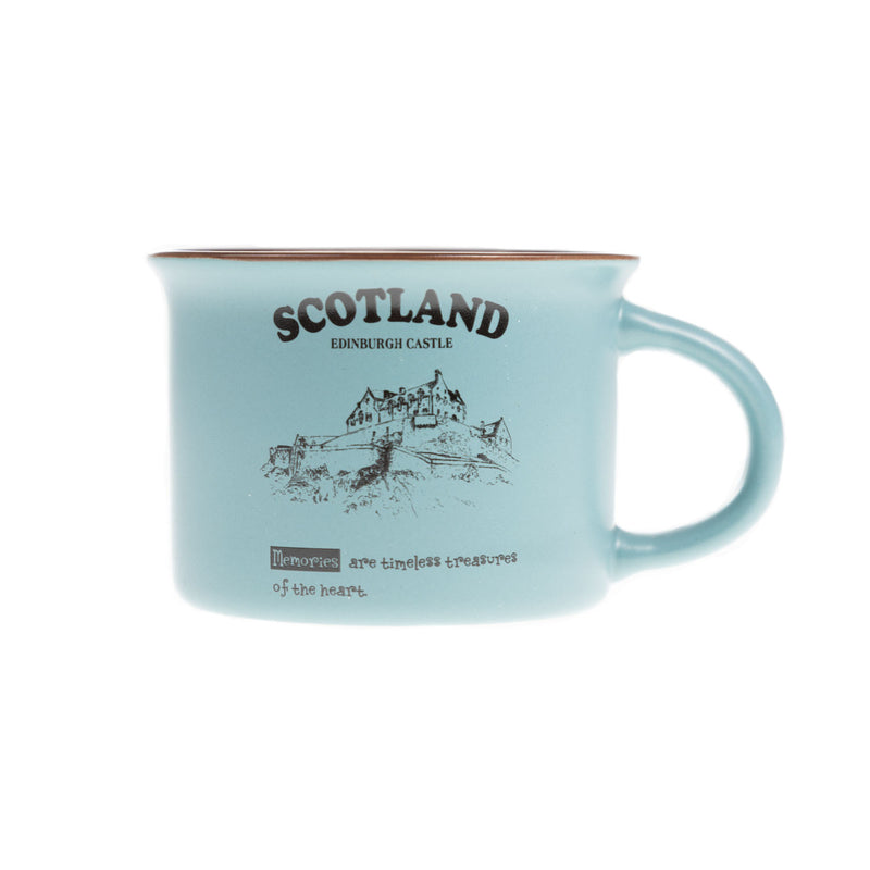 Scotland Castle Bone China Mug Matt