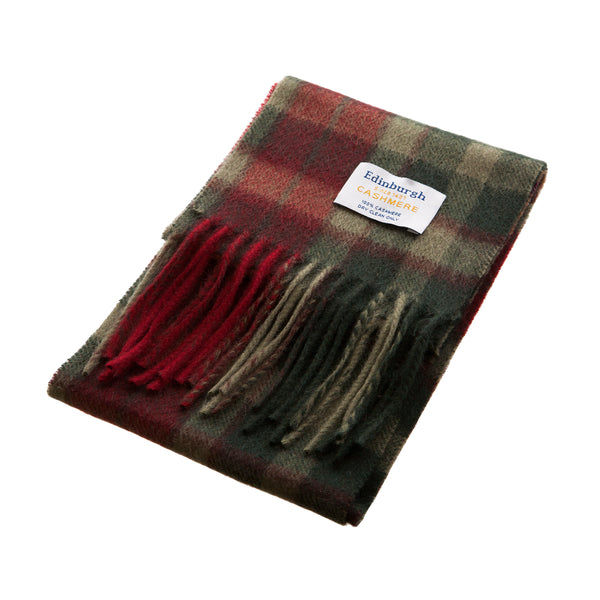 Cashmere Tartan Mini Scarf Buchanan Autumn