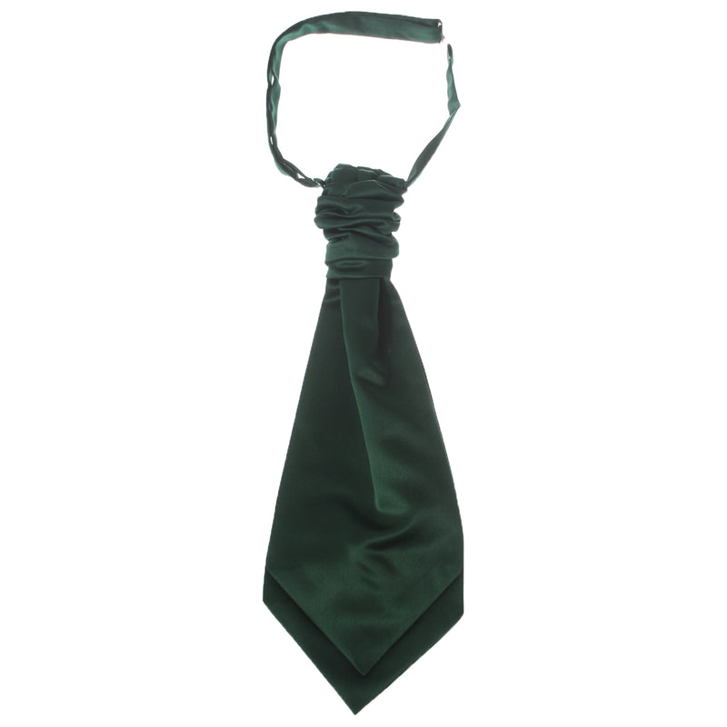 Adults Ruche Tie (C) Bottle Green