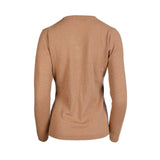 100% Cashmere Women's Fashion V Neck Camel