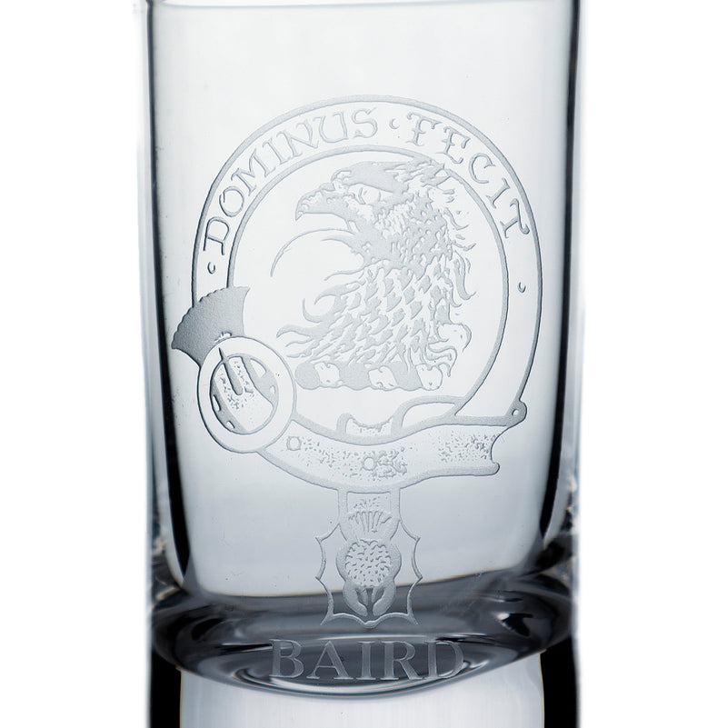 Collins Crystal Clan Shot Glass Baird