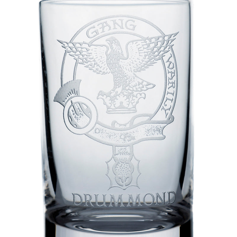 Collins Crystal Clan Shot Glass Drummond