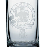 Collins Crystal Clan Shot Glass Livingstone