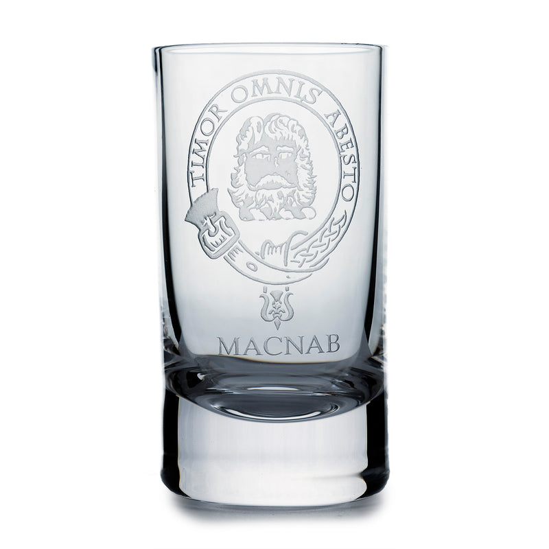 Collins Crystal Clan Shot Glass Macnab