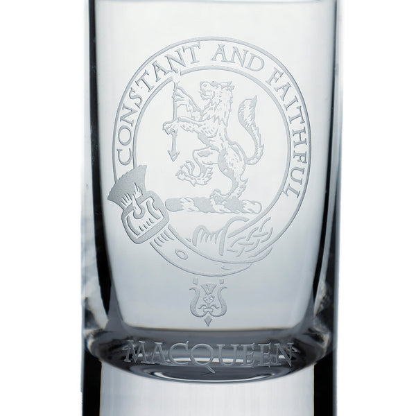 Collins Crystal Clan Shot Glass Macqueen