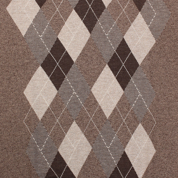 Argyle Ballantrae Jumper Half Zip Brown Melange