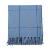 Check Blanket Sky Blue Check