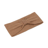 100% Cashmere Plain Ladies Headband Camel