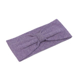 100% Cashmere Plain Ladies Headband Heather