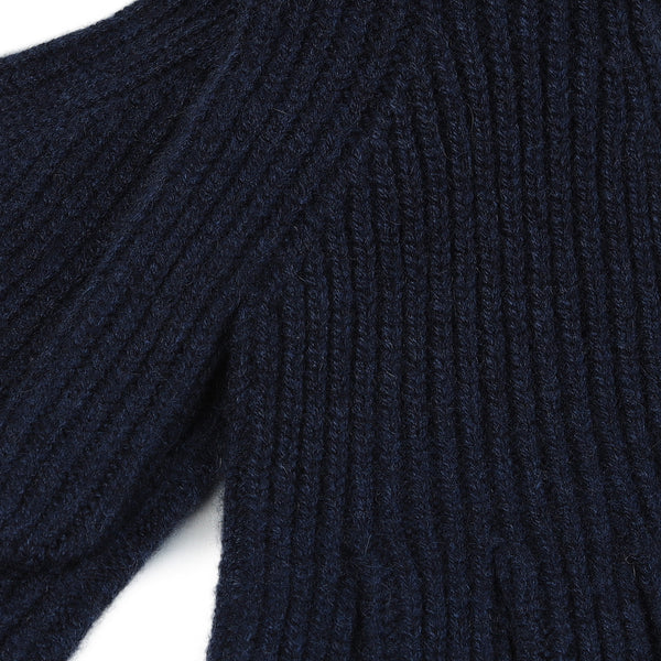 100% Cashmere Gents Rib Glove Cosmos