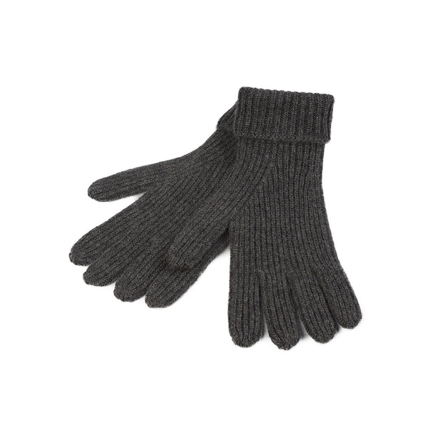 100% Cashmere Gents Rib Glove Ptarmigan