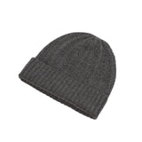 Gents Seed Stitch Rib Turn Up Beanie Ptarmigan