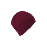 Plain Knit Ladies Beanie Rib Turn Up Eminence