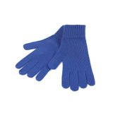 100% Cashmere Plain Ladies Glove Cornflower