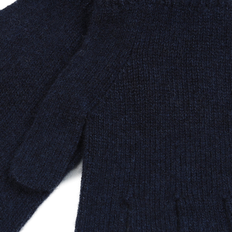 100% Cashmere Plain Glove Gents Cosmos