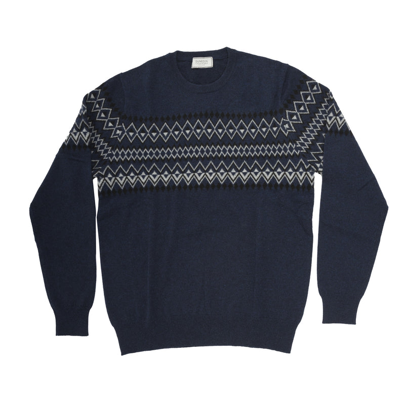 100% Cashmere Gents Fairisle